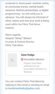 نامه رسمی و تاییدیه جشنواره